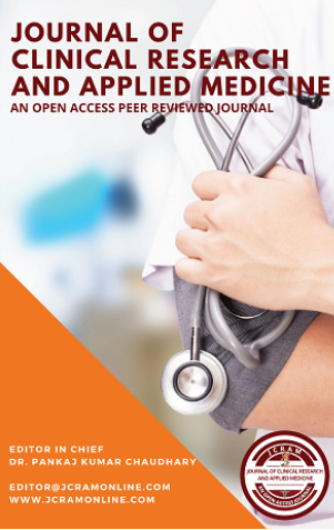 View Vol. 3 No. 1 (2023): Journal of Clinical Research and Applied Medicine